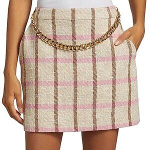 Toccin Lane Plaid A-Line Miniskirt Size 12